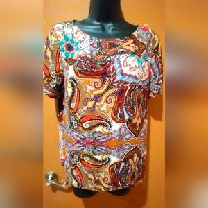 LS1 Veronicam. Short Sleeve Blose Shirt  S Small